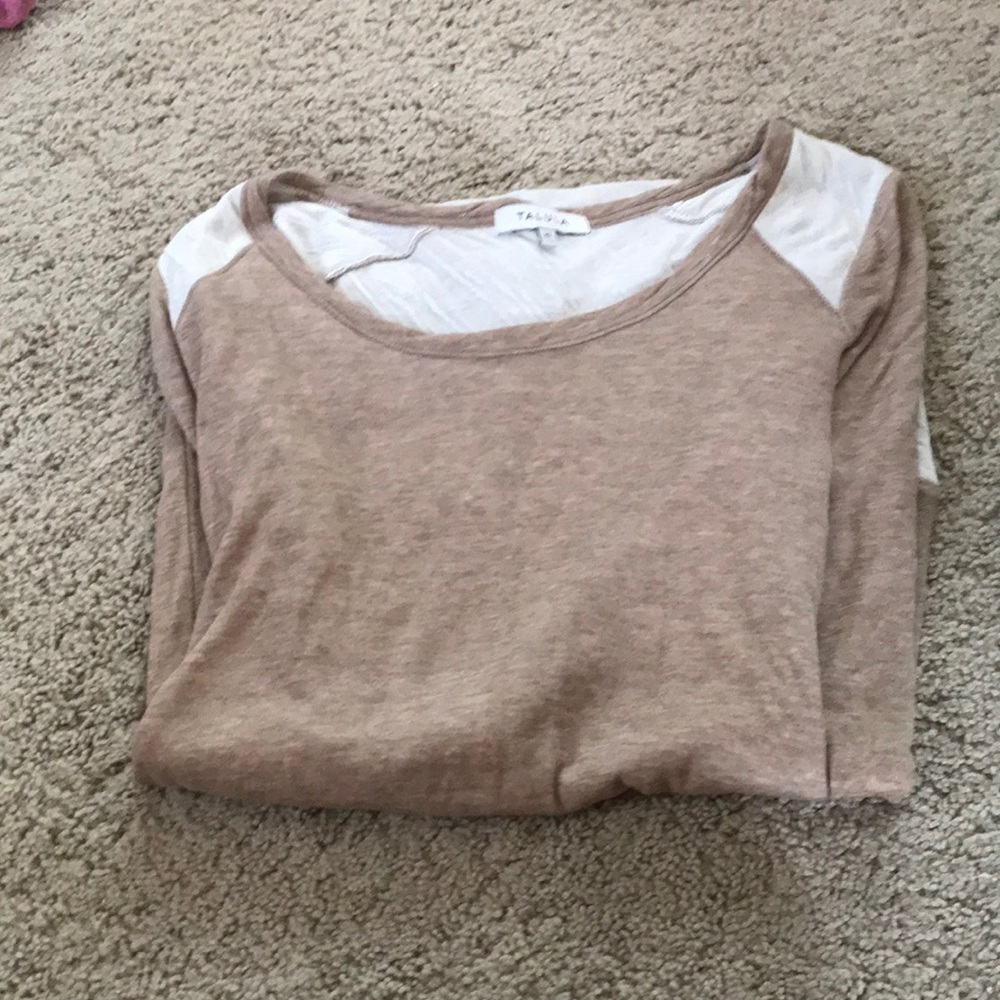 Light brown long sleeve tunic